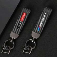 1pc Carbon Fiber Color Car Key Chain, Suitable For BMW 1 3 5 7 2 4 6 X Series X1 X3 X5 X6 X4, Fashio