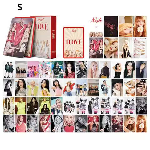 LOMO Card Gift For Girls CollectionKPOP 55cards/set (G) I-DLE Album Card I FEEL Album GIDLE Ye Shuhu