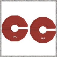 2PCS Gym Micro-Type Plates Dumbbell Fractional Weight Plate Rubber Fractional Weight Plates Plates A