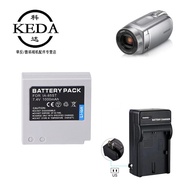 Suitable for Samsung Samsung SC-HMX20 HMX20C HMX10 HMX10A Camera Battery+Charger