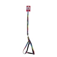 Pet Leash Rainbow Fish Eggs Chest Size 41 cm. Width 0.5 Inches Length 86 12 Pieces