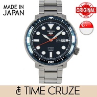 [Time Cruze] Seiko 5 Sports SRPC63J  Bottle Cap Automatic Japan Made Stainless Steel Men Watch SRPC63 SRPC63J1
