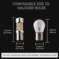 GLL 1157 BAY15D 5730 20 SMD Amber/White Switchback Turn Signal LED Light Bulbs 3.8W 12V LED Super Br