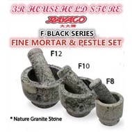 Rayaco Mortar &amp; Pestle With Non-Slip pad | Guacamole Salsa Maker | Stone Mortar | Lumbang Alu | Mash chili | Swipe Stone