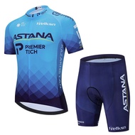 Astana Summer Cycling Jersey Suit Mountain Road Bike Lightweight Cycling Top Professional Cycling Eq