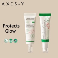 AXIS-Y Dark Spot Correcting Glow axis y Serum 50ml + Complete No-Stress Physical axis y sunscreen 50