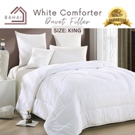 Shop Bahai Thick King Size Plain White Comforter Duvet Filler Quilt Insert