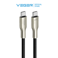 สายชาร์จเร็ว VEGER รุ่น V-CC05 / V-CL05 DATA Quick Charge3.0 ยาว 1200mm. สายถัก รับประกัน 16 เดือน