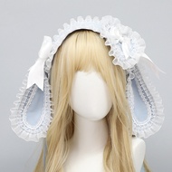 Lolita Headband Love Rabbit Lolita Lo Niang Bow Dangling Rabbit Headband Hair Accessories Headdress 