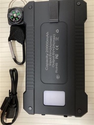 Fast Charging 20000 mAh Solar Power Bank with Dual USB Ports & Flashlights 無線充行動電源 無線行動電源 快速充電 20000