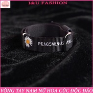 UNISEX fabric bracelet for men and women with chrysanthemum Hot trend GD - G.Dragon with unique pers