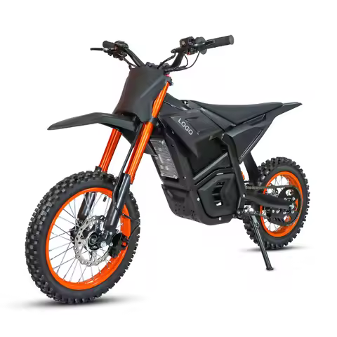 Electric Motorcycle 14 "/12" Fat Tires 3000W 48V 21AH Battery Ebike 37 mph Hydraulic Brakes Mountain