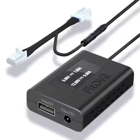 Adapter FitDVR DashCam 12-Pin FitDVR DashCam Power Adapter (12-Pin) for 2015 Hyundai Genesis, Connec