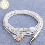 PURED HiFi Earphone Upgrade Cable MMCX 3.5mm 1.2m Silver Plated Cable For IE200/IE300/IE600/IE900/ N