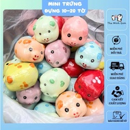 Mini pig eggs/mini eggs/Mini eggs 7cm containing 20 bills/decor/decor/decoration/super mini size/sup