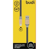 ORIGINAL budi M8J161M 1.2m Durable Fast Charging Metal Micro USB Cable OPPO A37 A57 A71k A7 F1s F5 F