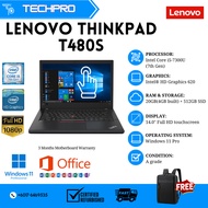 LENOVO THINKPAD T490s, T480s, T470s, T460, T460s CORE i5/i7 32GB RAM, 512GB SSD STUDENT LAPTOP