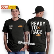 KTM Racing Motif distro T-shirt motocross T-shirt / KTM distro t-shirt READY TO RACE / OUTDOOR RIDER
