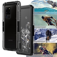 IP68 Waterproof Case for Samsung Galaxy Note 9 8 J4 J8 J6 A8 A6 Plus A7 A9 2018 Star S7 edge Under Water Proof Diving Cover 360 Clear Shockproof