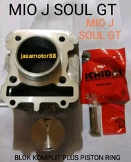 BLOK SEHER KOMPLIT PLUS PISTON RING MIO J SOUL GT 115