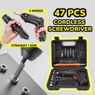 Rechargeable High Power 47PCS Cordless Electric Screwdriver Drill  3.6V Hand Drill Battery Drill Rep