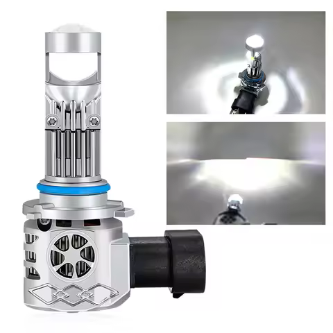 Y9Max Mini H7 LED Bulb Projector Lens H11 LED H8 H9 9005 HB3 9006 HB4 Automobles Mini Lenses Headlig