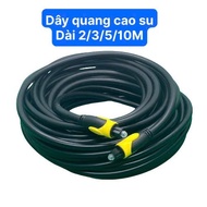 Optical 6.0 Rubber fiber optic cable with length 10m/5m/3m/2m