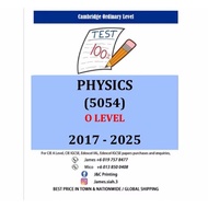O Level PHYSICS (5054) 2017-June/Nov 2025 (Paper 1,2,3,4)