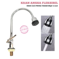 Table Sink Faucet Swan Faucet Dishwashing Flexible Sink Faucet 2 Modes