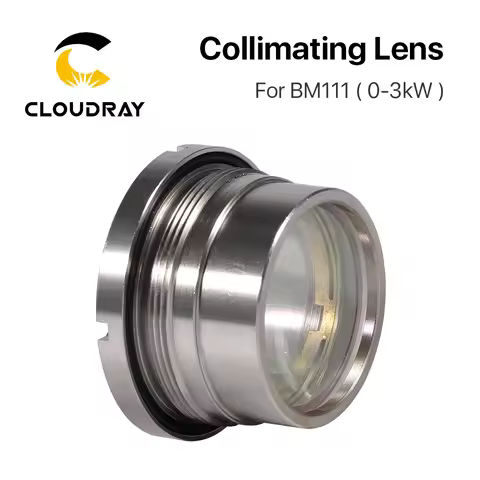 Cloudray BM111 0-3KW Collimating & Focusing Lens D30 F100 F125mm with Lens Holder for Raytools Laser