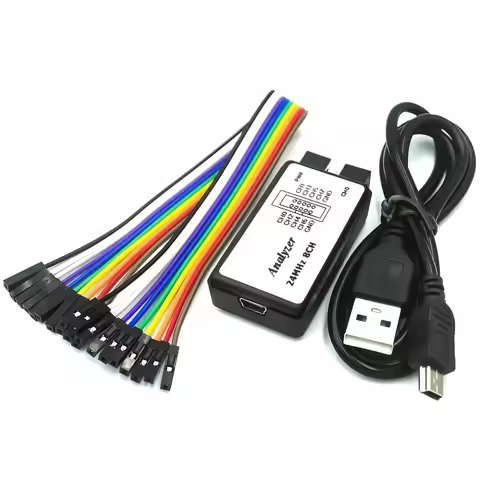 USB Logic Analyzer 24MHz 8 Channel 24M/seconds Logic Analyzer Debugger For ARM FPGA Logic Analyzer L