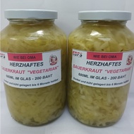 EBFS OMA's Sauerkraut Vegetarian 2x 680 ml Seasonal preserved in a jar. 2x 680 Glass Bottle