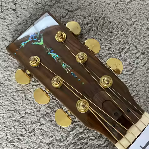 I843 All-Solid Body 41" Folk Acoustic Guitar - 20 Frets, Taiwan OEM, Premium Export Brand | Final Cl