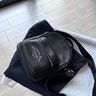 Dior Atelier 牛皮拉鏈口袋後背包造型手提/斜背二用包（黑色）