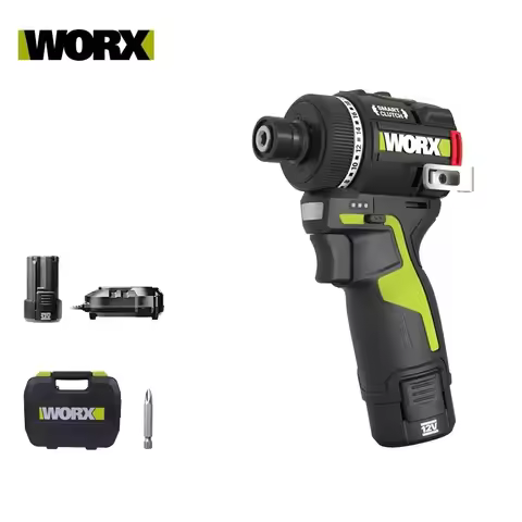 WORX WU139 Brushless Screwdriver Lightweight Cordless Dril 50N.m 1/4inch ElectricDrill 12V Battery M