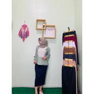 7/8 Scuba span skirt / 7/8 knitted pencil skirt formal work span skirt/