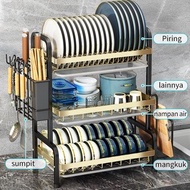 Stainless Steel DISH Rack Kitchen Countertop DISH Drainerstorage Rack