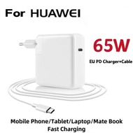 สำหรับ Huawei MateBook D16 SE 14 Pro MagicBook Pro 14 X16 เครื่องชาร์จเร็ว 65W PD อะแดปเตอร์ชาร์จเร็