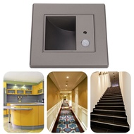 [Ganlitong] 1.5W 3000K Sensor Step Lights Recessed Stair Light LED Step Lights With Motion Sensor 18