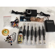 Combo of 1 tattoo machine, genuine skin tattoo ink