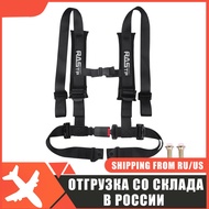 RU/US Stock Racing Drift Harness Seat Belt 4 Point Safety Belt Universal Four-point Fixing Mounting 