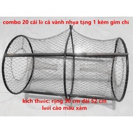 Combo of 20 PLASTIC BRIM FISH BARS 8LY 30X52 PALM (free 1 hook and 1 pin is in just ready)