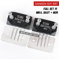 [FULL SET] TR Final SANKEN 5DY A1216 C2922 RR MURAH (MIKA BAUT + MUR) / Transistor Sanken 2SA1216 2S