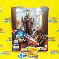 260625-09= 全新未開封 萬代 SHF 漫威 美國隊長3 英雄內戰 鐵甲奇俠 MK46 BRAND NEW, SEALED BANDAI SHF MARVEL CAPTAIN AMERICA 
