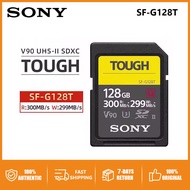 SF-G128T V90โซนี่128GB 4K ของแท้ UHS-II SDXC การ์ดความจำที่ทนทาน