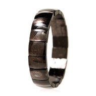 【正佳珠寶】金運石 頂級星光貓眼黑銀線 37.9g 金運石手排