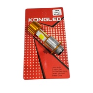 H6 Led Headlight Bulb 3led/ 3 sides super bright AC/DC universal matic-bebek