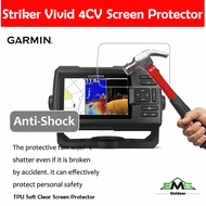 Clear LCD Screen Protector for Garmin Striker Vivid 5CV Fish Finder (*Anti-Scratch) Fit Screen Size