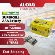 GP 24PL Supercell Super Heavy Duty Battery with AAA Size, R03 & Zero Mercury (40 Pcs/Box)