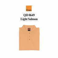 OREN SPORT QD0649 Light Salmon Quick Dry Polo T-Shirt Unisex Cool Fit Microfiber SUNBEAR.com.my
